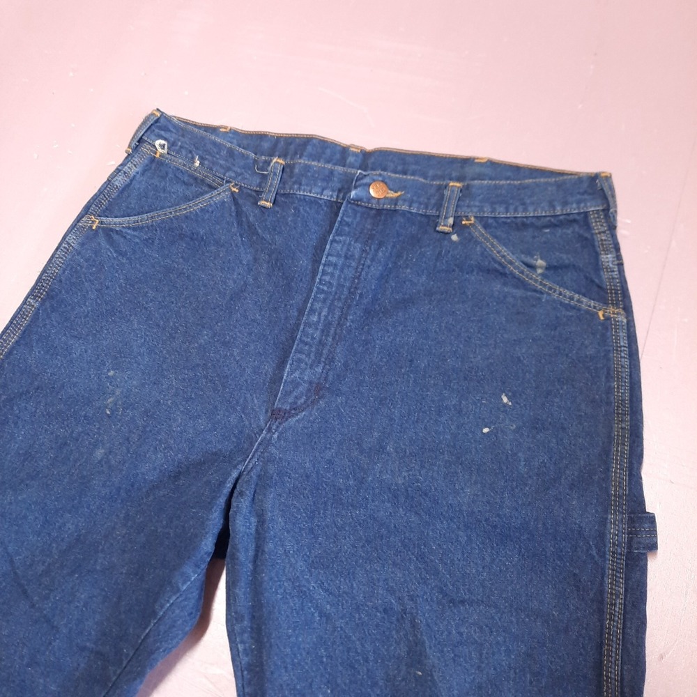 Vintage Big Ben Jeans Men 38x29 Blue Straight‎ Leg Denim Pants